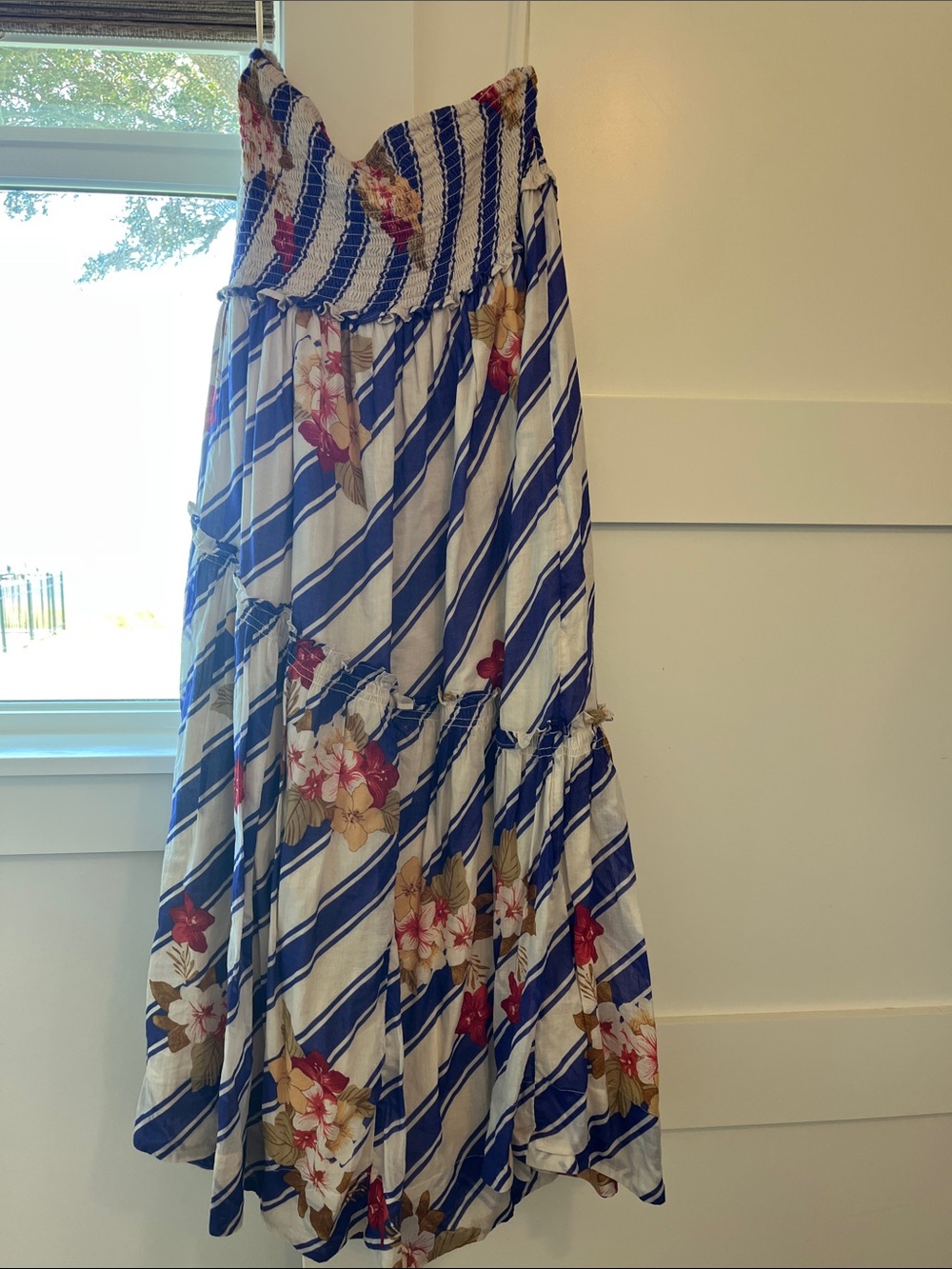 Free People 2-piece strapless top & skirt set